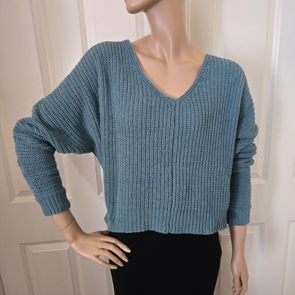 Full Tilt Chenile V Neck Sweater SZ S - Picture 1 of 8